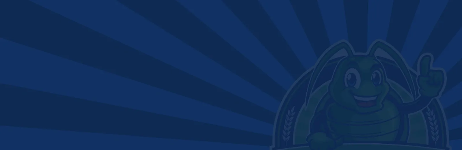 Branded bg with logo mascot